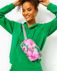 Lilly Pulitzer Jeanie Belt Bag Kelly Green Hibis Kiss | Women Bags