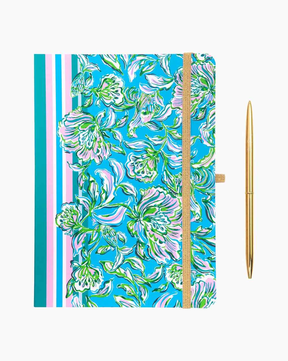 Lilly Pulitzer Journal With Pen Cumulus Blue Chick Magnet | Women Office Supplies & Stationery