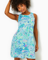 Lilly Pulitzer Kristen Swing Dress Bayside Blue Lilly Loves Texas | Women Swing Dresses