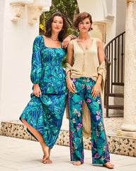 Lilly Pulitzer Lakira Cotton Maxi Dress Indigo Breeze Shady Gators | Women A-Line/Easy Dresses