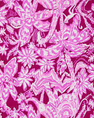 Lilly Pulitzer Lakira Cotton Maxi Dress Mulberry Wild Ride | Women A-Line/Easy Dresses