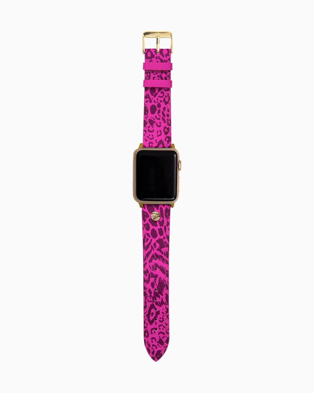 Lilly Pulitzer Leather Apple Watch Band Cerise Pink Pattern Play | Women Phone & Tech