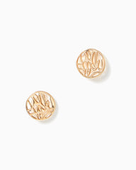 Lilly Pulitzer Lilly Logo Earrings Gold Metallic | Women Jewelry