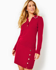 Lilly Pulitzer Lizona Sweater Skirt Poinsettia Red | Women Bottoms