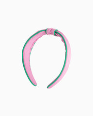 Lilly Pulitzer Low Knot Headband Spearmint X Conch Shell Pink | Women Hats & Hair
