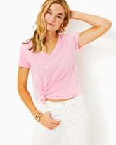 Lilly Pulitzer Meredith Tee Conch Shell Pink | Women Tops