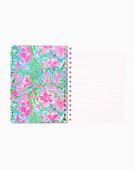 Lilly Pulitzer Mini Notebook Gold Metallic Caning | Women Agendas & Planners
