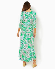 Lilly Pulitzer Moana Maxi Dress Spearmint Blossom Views | Women Fit & Flare Dresses