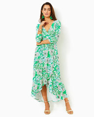 Lilly Pulitzer Moana Maxi Dress Spearmint Blossom Views | Women Fit & Flare Dresses