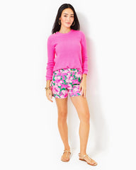 Lilly Pulitzer Morgen Sweater Heathered Cerise Pink | Women Tops