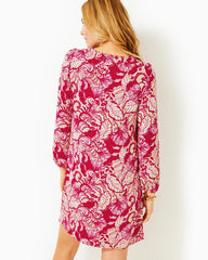 Lilly Pulitzer Olivine A-Line Dress Poinsettia Red Island Vibes | Women A-Line/Easy Dresses