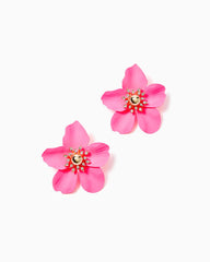 Lilly Pulitzer Oversized Orchid Earrings Roxie Pink | Women Jewelry