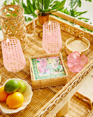 Lilly Pulitzer Paper Cocktail Napkins With Raffia Holder Multi Via Amore Spritzer | Women Tabletop