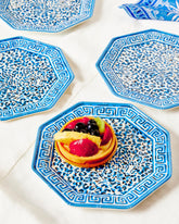 Lilly Pulitzer Printed Melamine Appetizer Plate Variety Set Resort White Twisted Up Engineered Plate | Women Tabletop