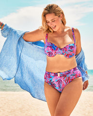 Lilly Pulitzer Sea View Cover-Up Boca Blue X Resort White | Women Cover-Ups