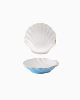 Lilly Pulitzer Seashell Appetizer Plates Hydra Blue | Women Tabletop
