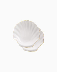 Lilly Pulitzer Seashell Appetizer Plates Hydra Blue | Women Tabletop