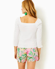 Lilly Pulitzer Sirah Knit Top Resort White | Women Tops