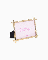 Lilly Pulitzer Small Bamboo Picture Frame Sea Crystals | Women Home Decor