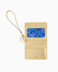 Lilly Pulitzer Snap Id Card Case Breakwater Blue Shells N Bells | Women Bags