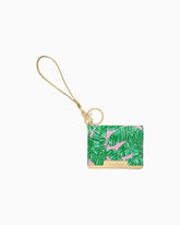 Lilly Pulitzer Snap Id Card Case Conch Shell Pink Lets Go Bananas | Women Phone & Tech