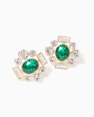 Lilly Pulitzer So Fancy Stud Earrings Evergreen | Women Jewelry