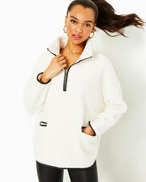 Lilly Pulitzer Soreen Sherpa Popover Coconut | Women Tops