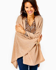 Lilly Pulitzer Terri Cashmere Wrap Heathered Tiki Hut | Women Tops