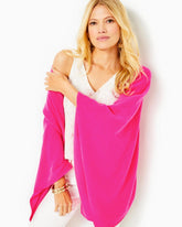 Lilly Pulitzer Terri Cashmere Wrap Pink Palms | Women Tops