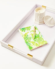 Lilly Pulitzer Textured Tray Resort White | Women Home Decor
