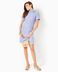 Lilly Pulitzer Tiessa Boucle Shift Dress Lark Lilac Swirl Boucle | Women Shift Dresses