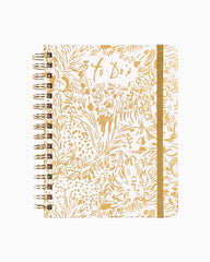 Lilly Pulitzer To Do Planner Gold Metallic Dandy Lions | Women Agendas & Planners