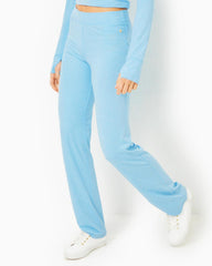 Lilly Pulitzer Upf 50+ 31.5" Tayden Pant Heathered Bon Bon Blue | Women Bottoms