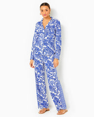 Lilly Pulitzer Upf 50+ 32" Grenada Knit Pant Deeper Coconut Ride With Me Engineered Chillylilly | Women Bottoms