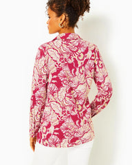 Lilly Pulitzer Upf 50+ Giavana Tunic Poinsettia Red Island Vibes | Women Tops