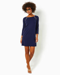 Lilly Pulitzer Upf 50+ Kaelin Dress True Navy | Women A-Line/Easy Dresses