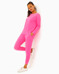 Lilly Pulitzer Upf 50+ Karessa Top Roxie Pink | Women Tops