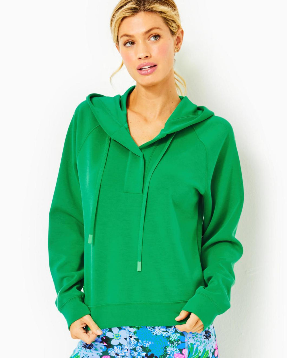 Lilly Pulitzer Upf 50+ Kendy Pullover Kelly Green | Women Tops