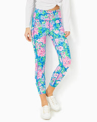Lilly Pulitzer Upf 50+ Luxletic 24" Weekender High Rise Midi Legging Multi Spring In Your Step | Women Bottoms