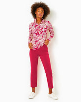 Lilly Pulitzer Upf 50+ Luxletic 28" Alston High Rise Pant Poinsettia Red | Women Bottoms