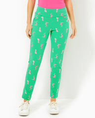Lilly Pulitzer Upf 50+ Luxletic 28" Corso Golf Pant Spearmint Par Tee Animals Golf | Women Bottoms