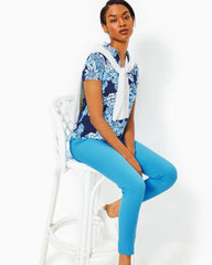 Lilly Pulitzer Upf 50+ Luxletic 28" Corso Pant Lunar Blue | Women Bottoms