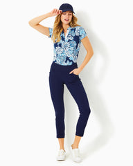 Lilly Pulitzer Upf 50+ Luxletic 28" Corso Pant True Navy | Women Bottoms