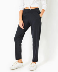 Lilly Pulitzer Upf 50+ Luxletic 28" Run Around Pant Onyx | Women Bottoms
