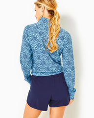 Lilly Pulitzer Upf 50+ Luxletic 4" Backcourt Short Low Tide Navy | Women Bottoms