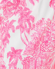 Lilly Pulitzer Upf 50+ Luxletic 4" Backcourt Short Resort White Pb Anniversary Toile | Women Bottoms