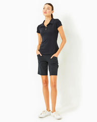 Lilly Pulitzer Upf 50+ Luxletic 9" Reid Short Onyx | Women Bottoms