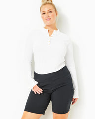 Lilly Pulitzer Upf 50+ Luxletic 9" Reid Short Onyx | Women Bottoms