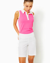 Lilly Pulitzer Upf 50+ Luxletic 9" Reid Short Resort White | Women Bottoms