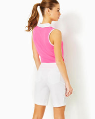 Lilly Pulitzer Upf 50+ Luxletic 9" Reid Short Resort White | Women Bottoms